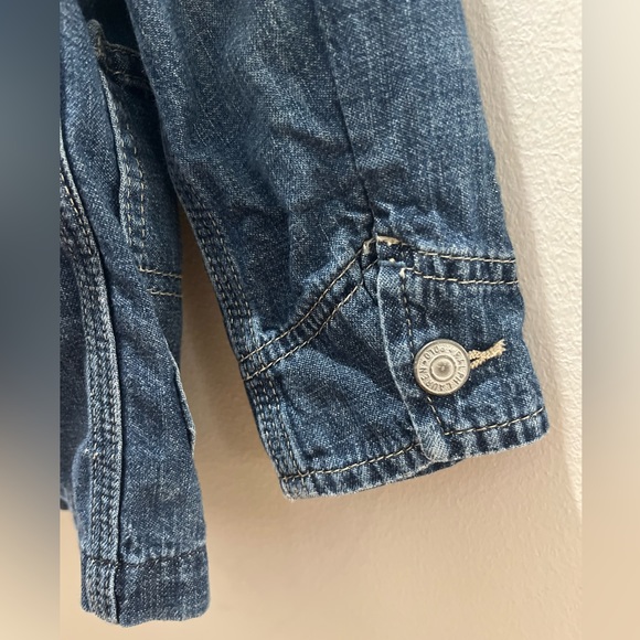 Polo by Ralph Lauren Denim Trucker Jacket Washed Cotton Boys Size 4T - Picture 5 of 8